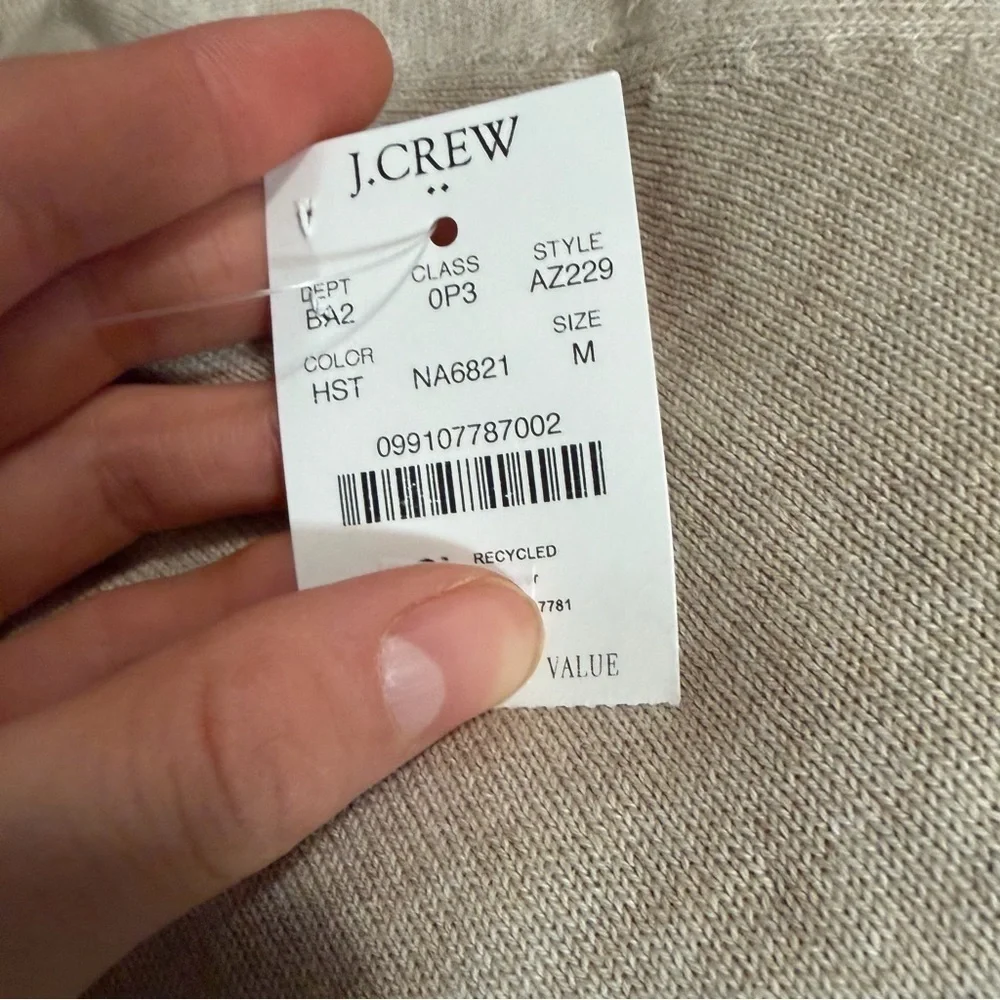 J. Crew 100% cotton